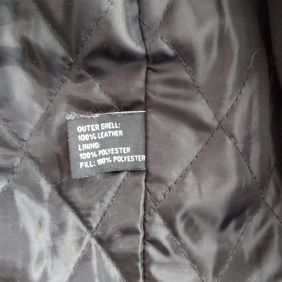 Motorcycle Ladies Leather Jacket - Picture 3 of 8